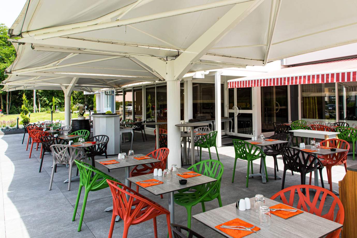 La terrasse du restaurant Chez Ernest